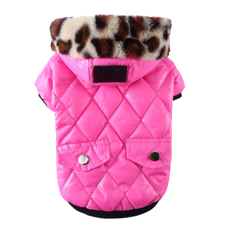 Warm Hooded Fashionable Dog Coat - Image 8