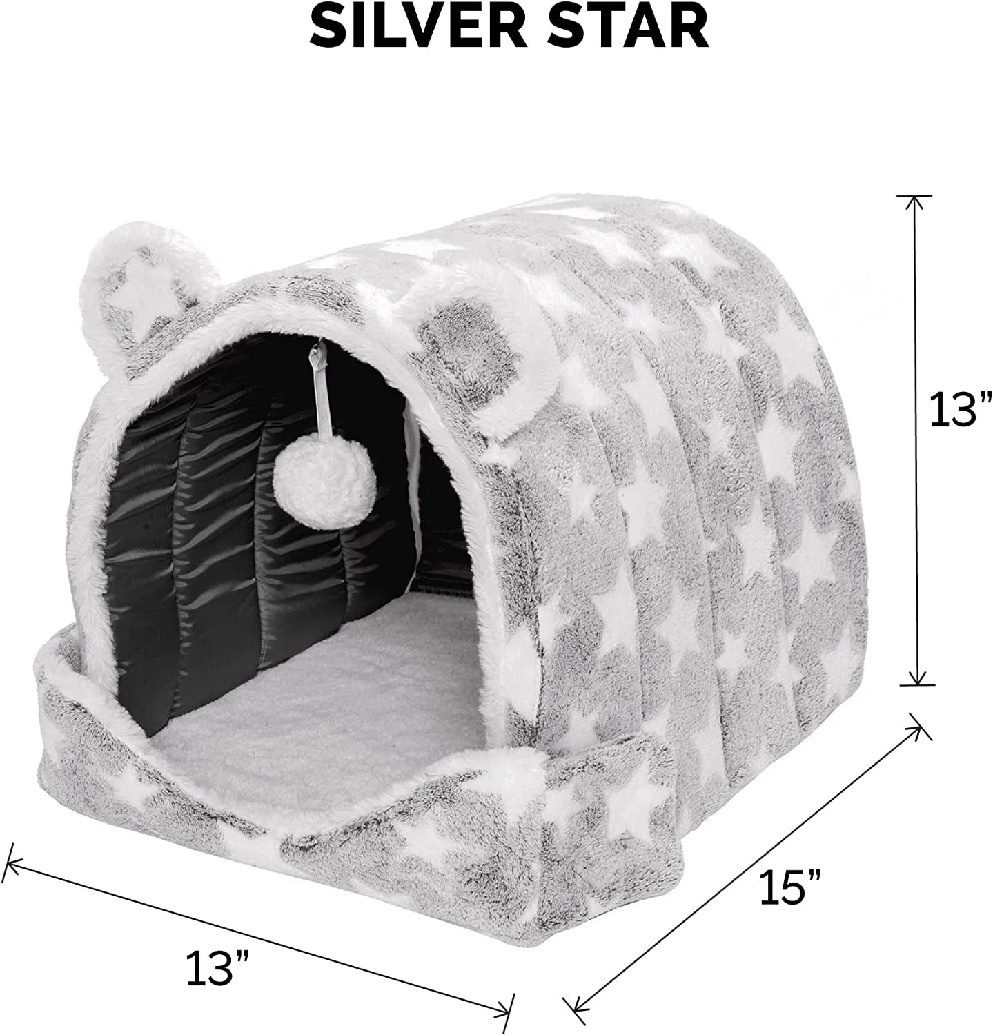 Washable Bed Cave for Indoor Cats & Small Dogs - Image 2