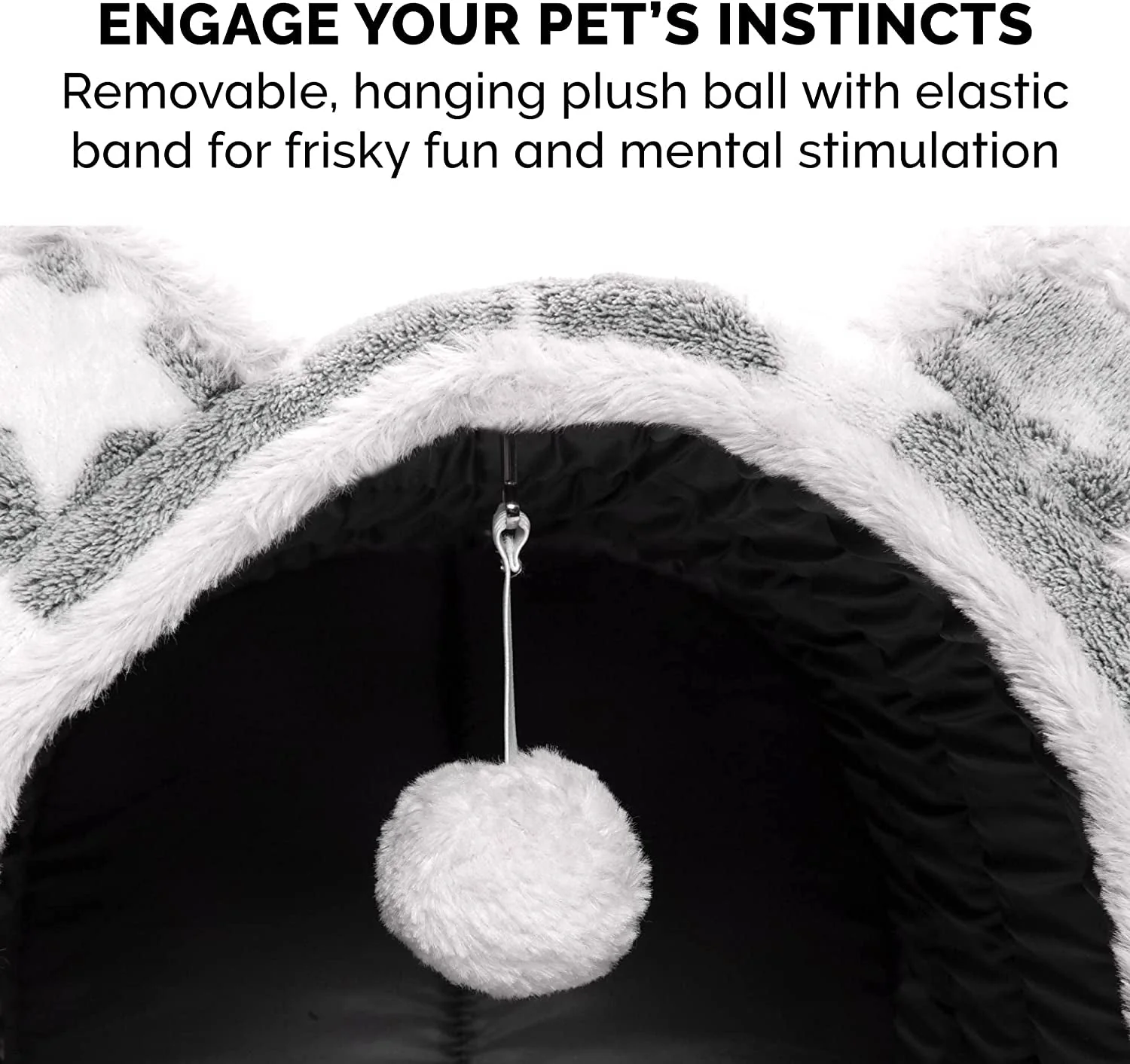 Washable Bed Cave for Indoor Cats & Small Dogs - Image 5