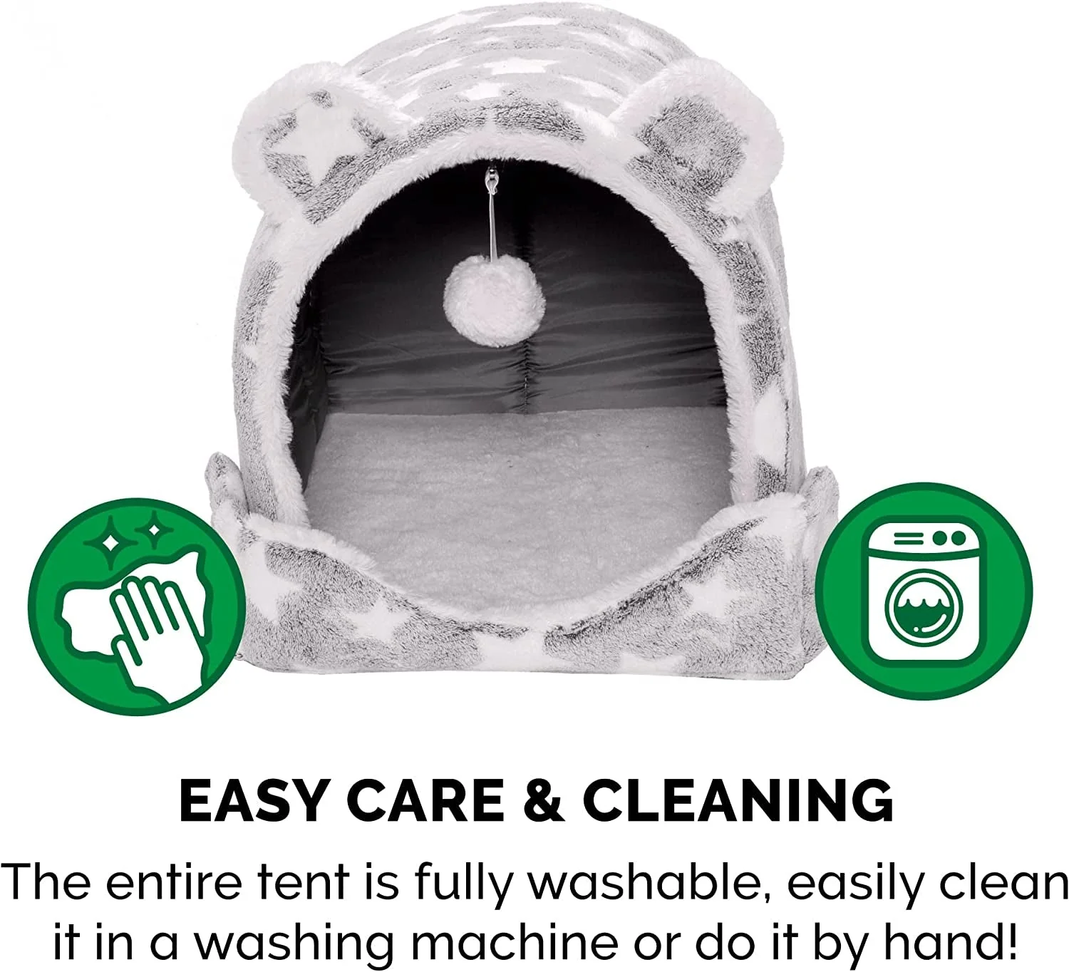 Washable Bed Cave for Indoor Cats & Small Dogs - Image 7
