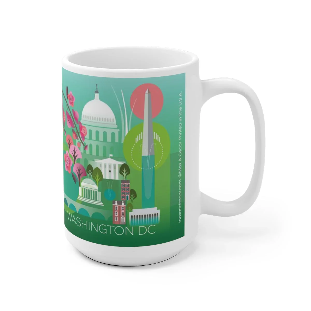 WASHINGTON, DC 11 OZ OR 15 OZ CERAMIC MUG - Image 3
