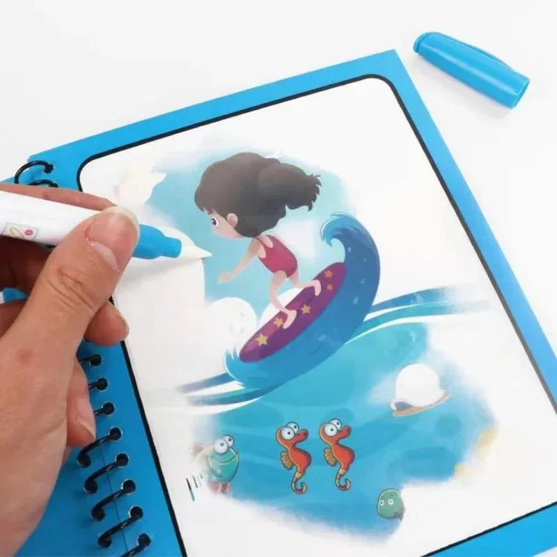Watercolor Painting Magic Book Reusable for Children Animal Cartoon Painting Book Suitable for Children's Education and Learning - Image 6
