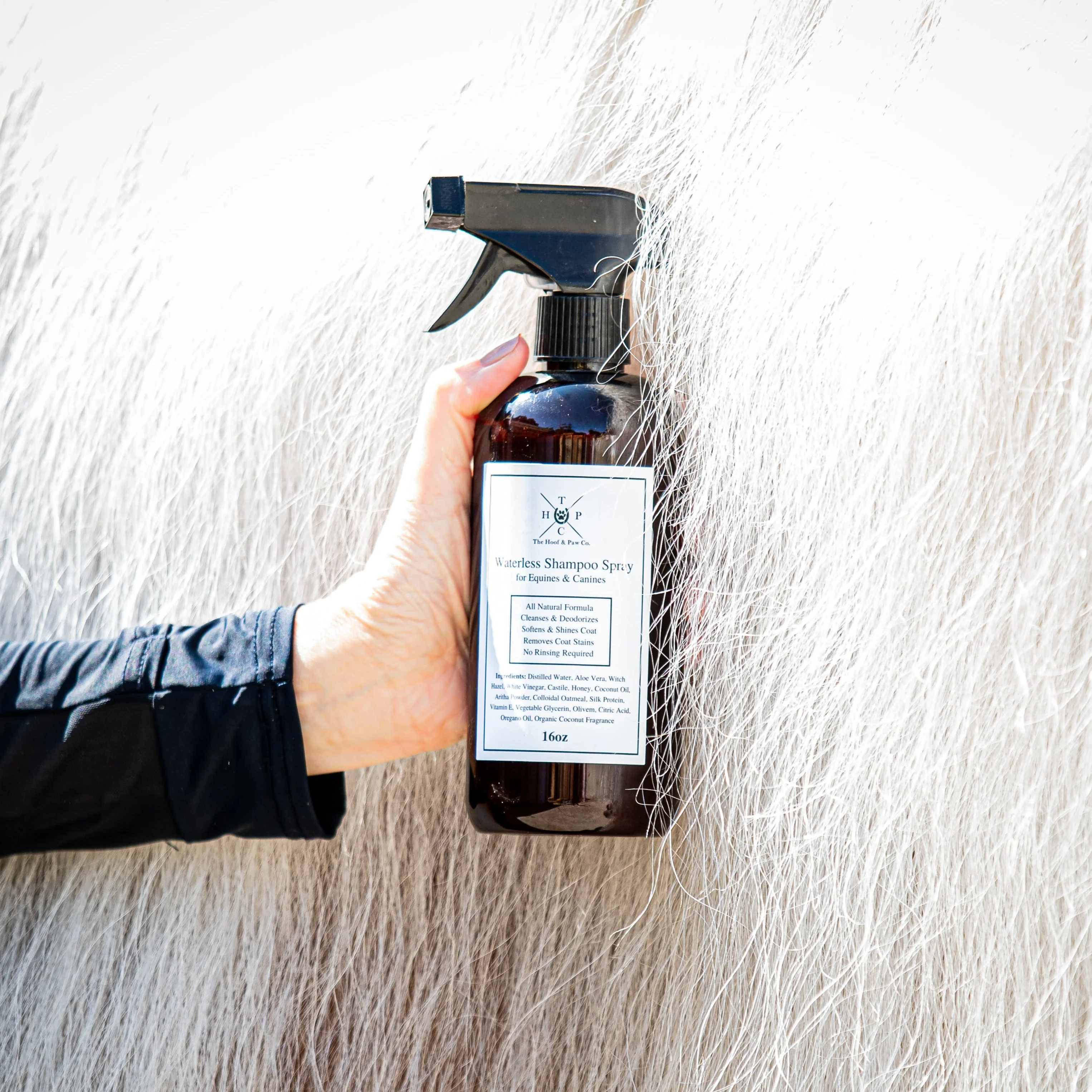 Waterless Shampoo Spray for Dogs & Horses - 16oz - Image 4