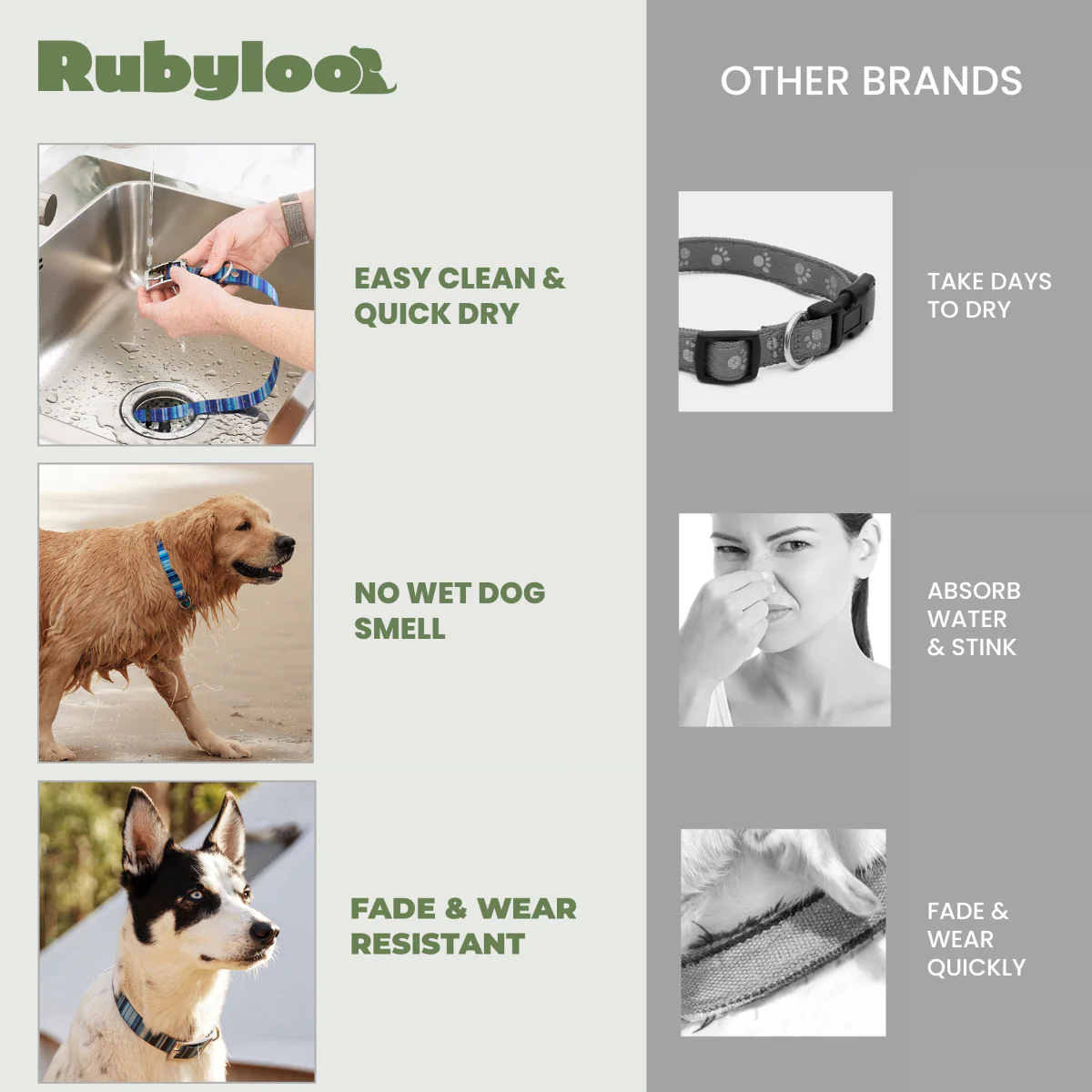 Waterproof Dog Collars – Washable Dog Collar, Stink-Proof & Durable - Image 5