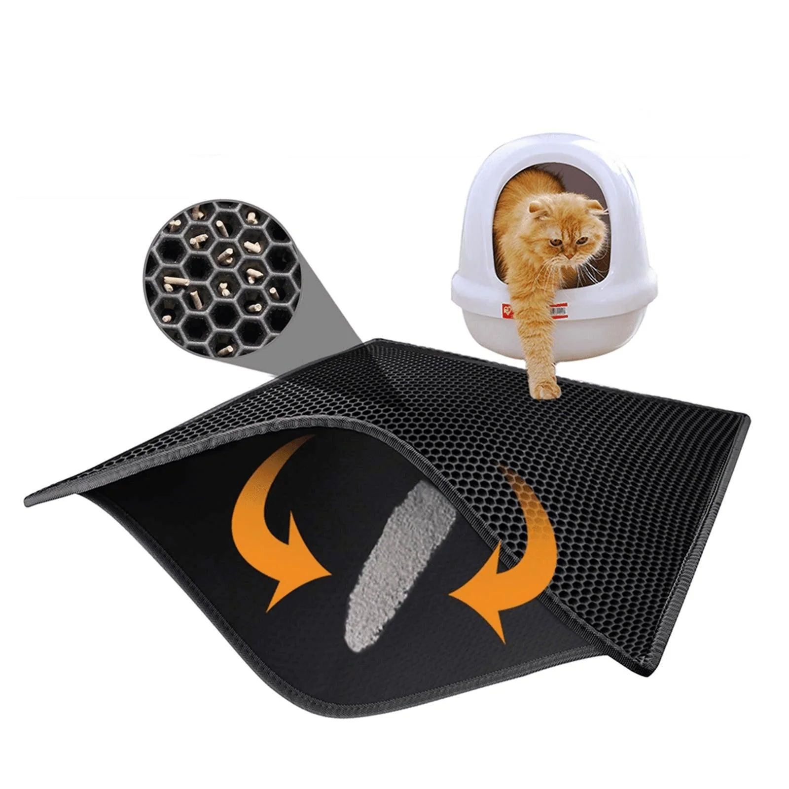 Waterproof Double Layer Cat Litter Mat - Image 8