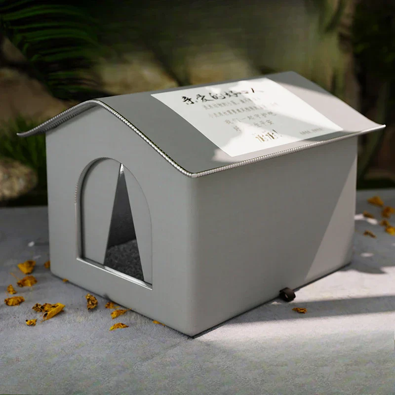 Waterproof Outdoor Pet House – Winter Warm Cat & Small Dog Cave Bed | Foldable, Washable, Cozy Shelter - Image 10