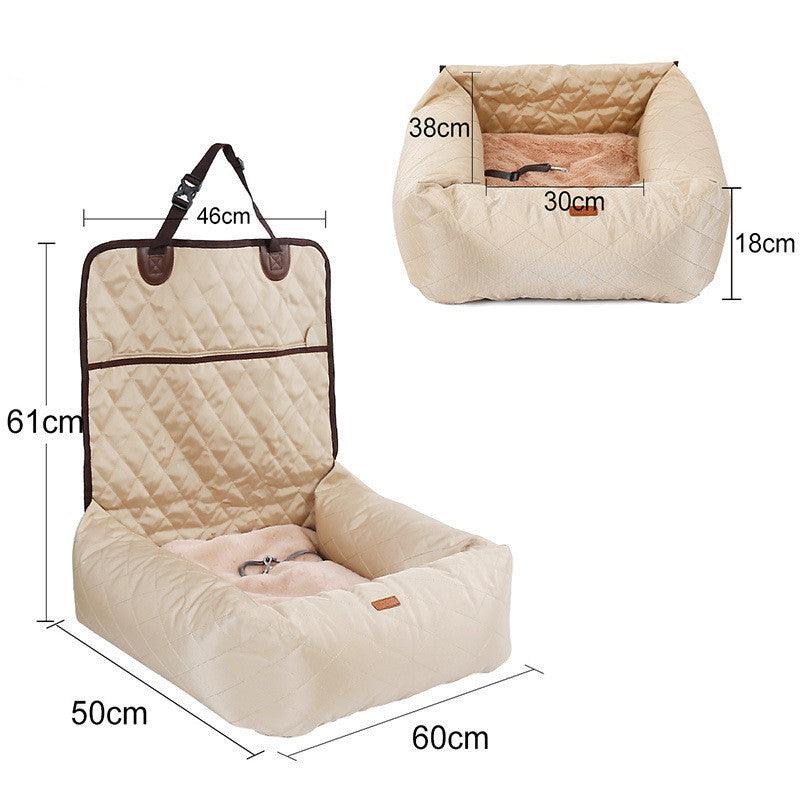 Waterproof Pet Car Seat Bed - Image 2