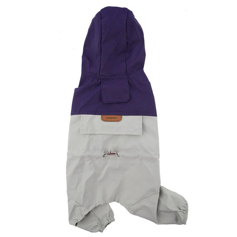 Waterproof Stylish Dog Raincoat - Image 3