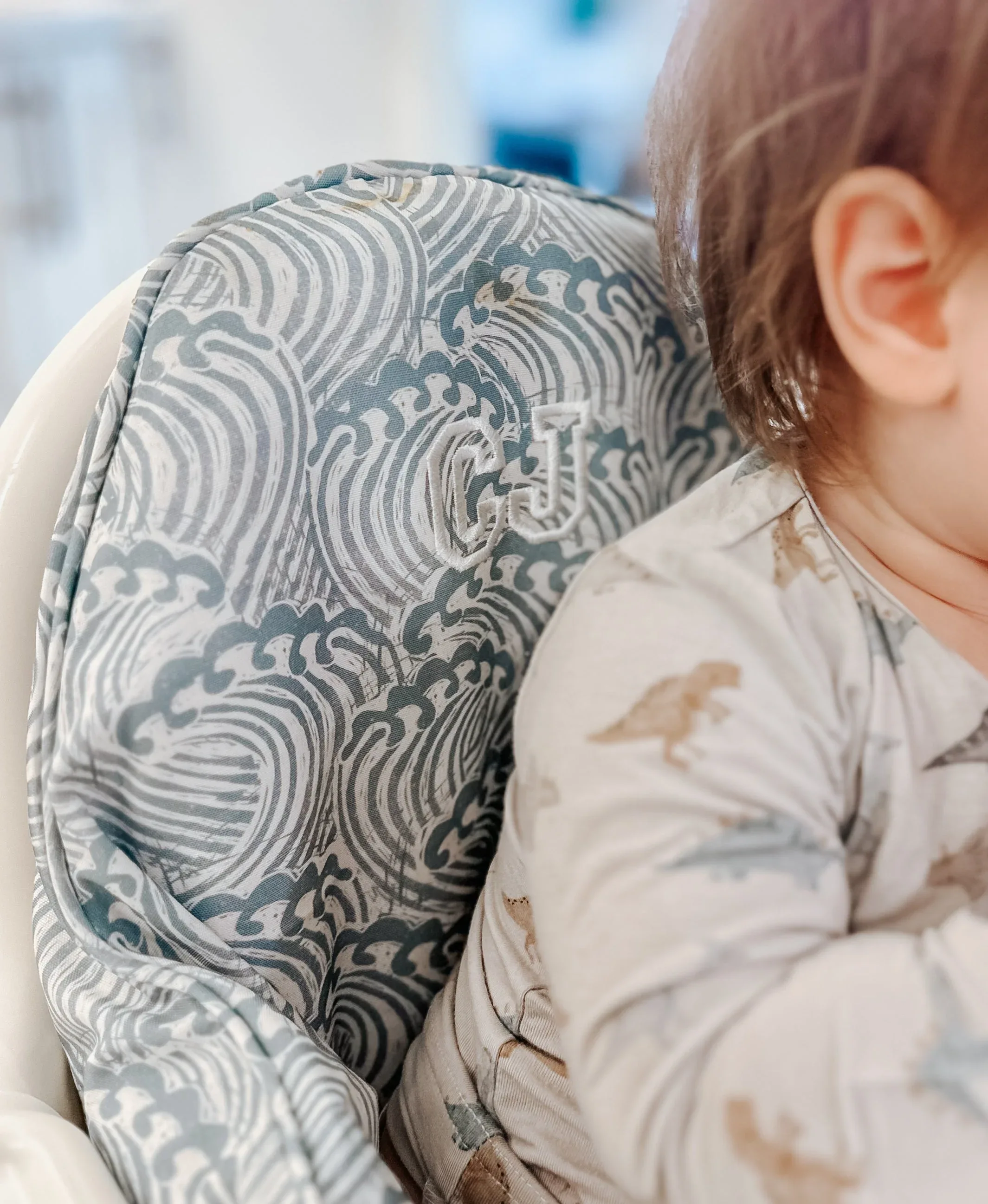 Waves IKEA Antilop Cushion Cover - Image 2