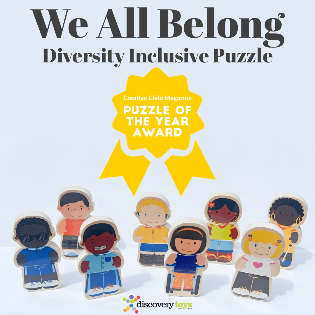 WE ALL BELONG CHUNKY Diversity Inclusive Wood Puzzle - Image 2