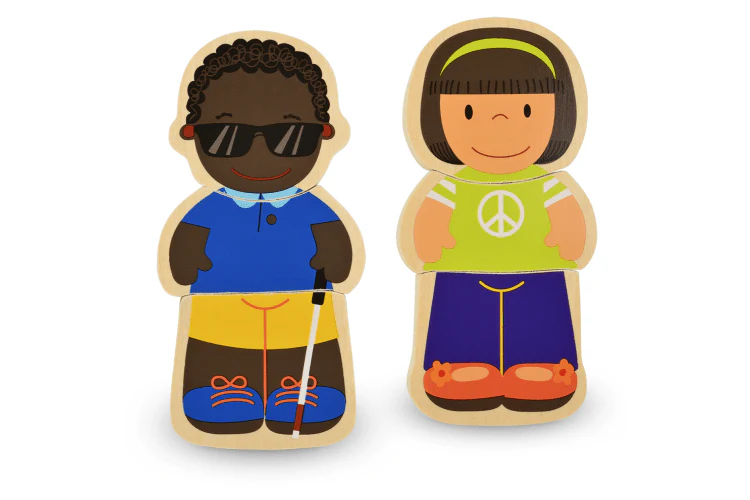 WE ALL BELONG CHUNKY Diversity Inclusive Wood Puzzle - Image 6