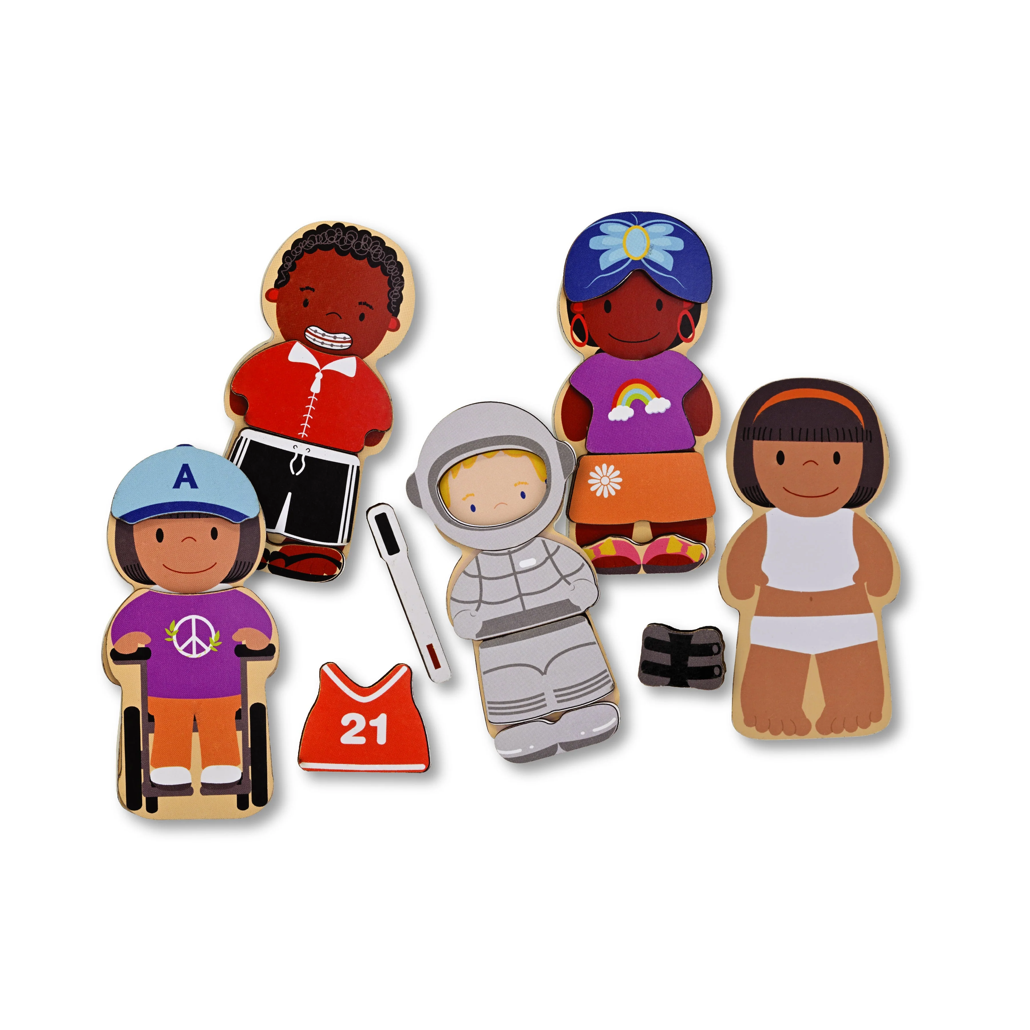 WE ALL BELONG Magnetic Dress-Up Activity Set - Image 3