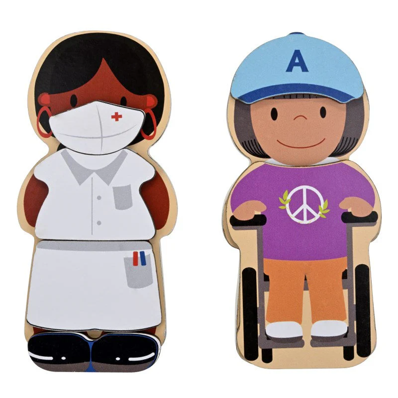 WE ALL BELONG Magnetic Dress-Up Activity Set - Image 8