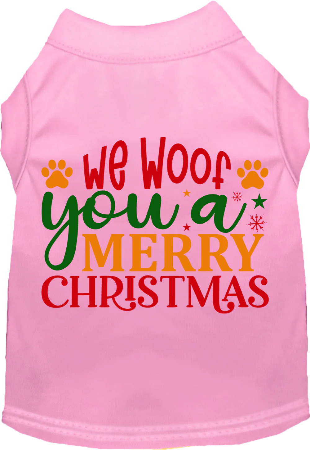 We Woof You a Merry Christmas Pet Shirt - Image 3