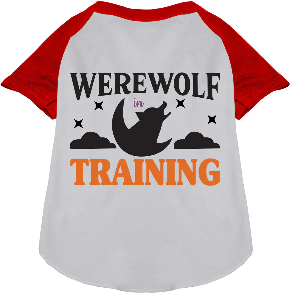 Werewolf in Training Pet Raglan Shirt - Image 7