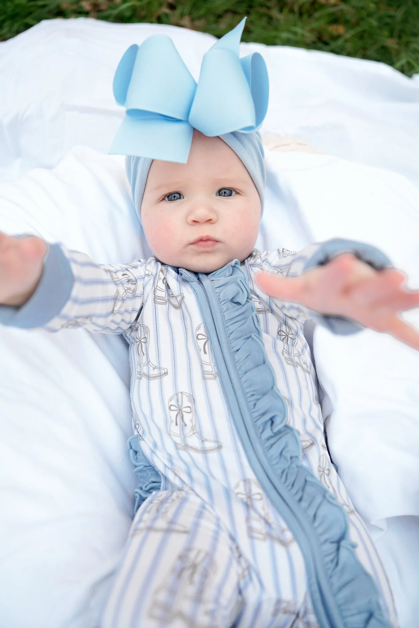 Western Blues Striped - Bamboo Sleeper - Image 2