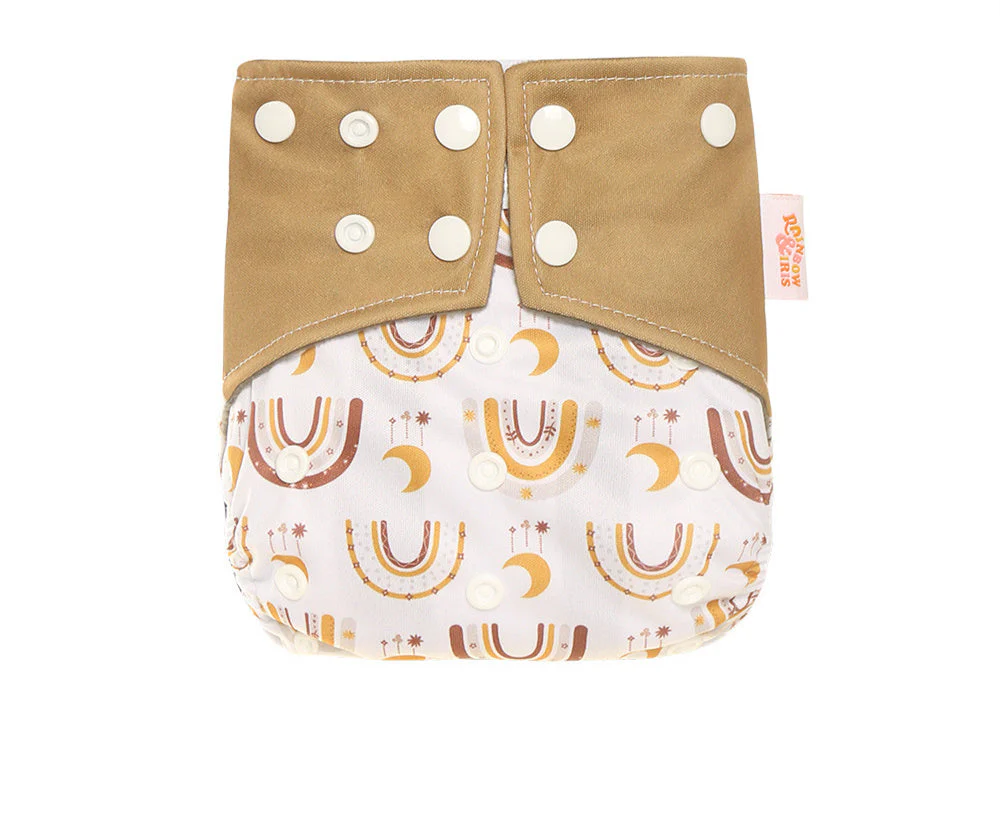 Western Style Digital Printing Bamboo Charcoal Diapers - Image 12