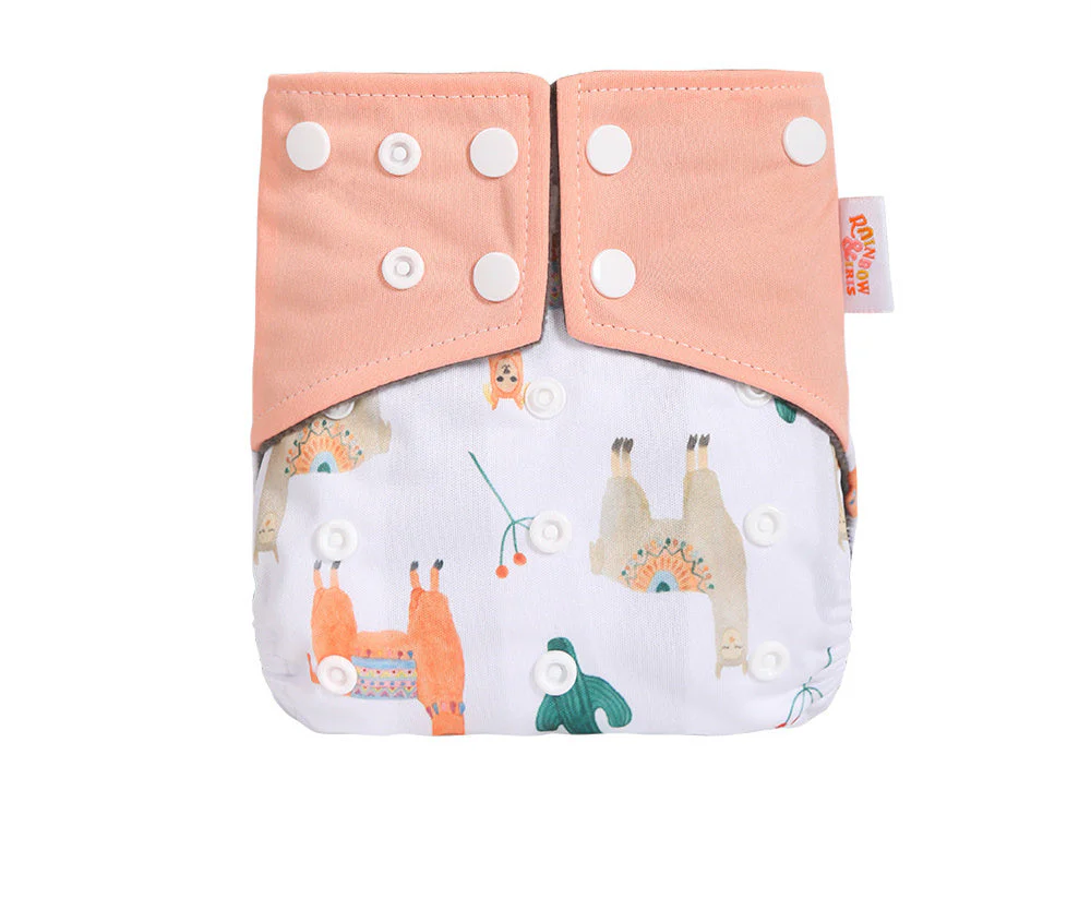 Western Style Digital Printing Bamboo Charcoal Diapers - Image 24