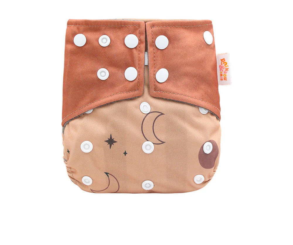 Western Style Digital Printing Bamboo Charcoal Diapers - Image 3