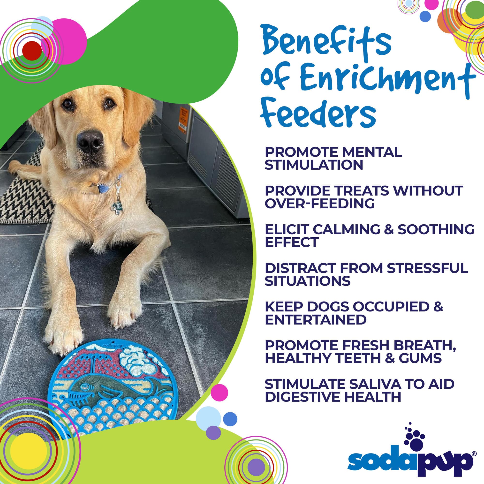 Whale eMat - Enrichment Lick Mat for Dogs and Cats - with Suction Cups | Whale Design | USA Made - Image 3