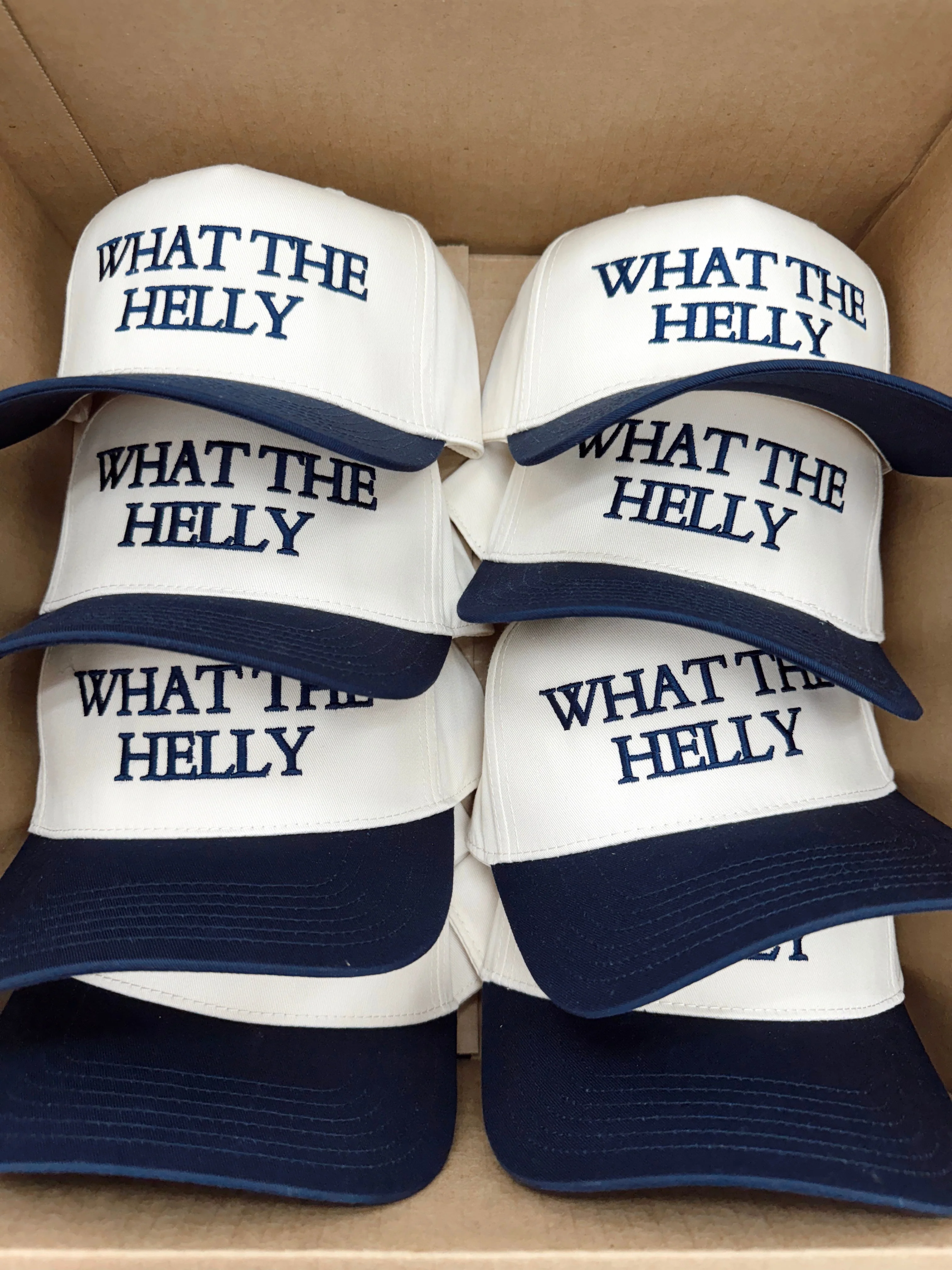 What the Helly - Navy Vintage Trucker Hat - Image 6