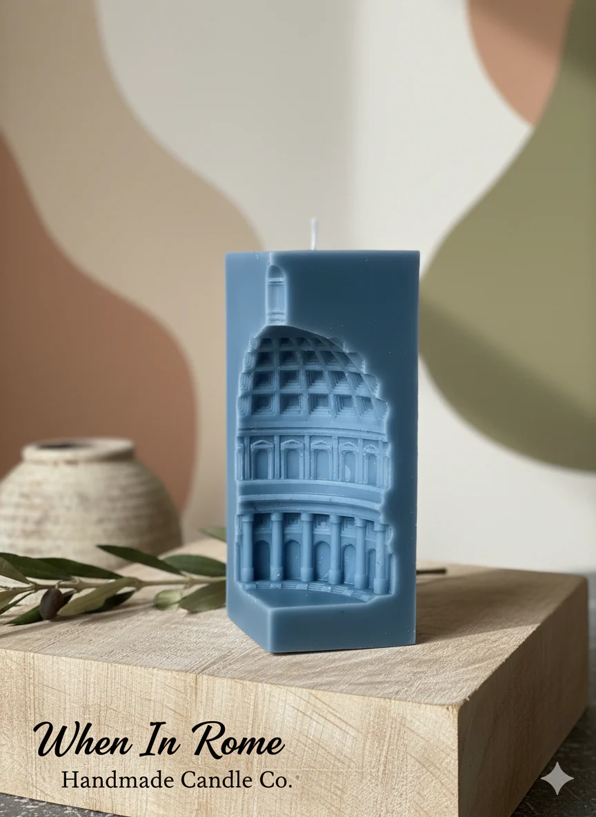 When In Rome Handmade Candle – A Fragrant Journey to Italy - Image 2