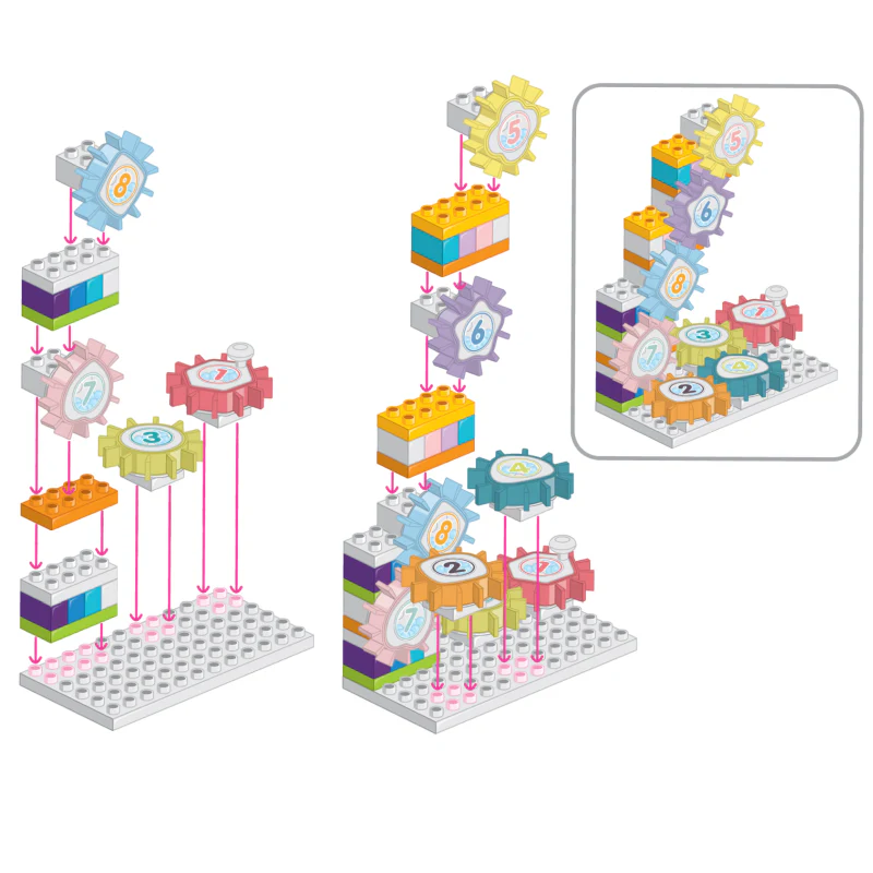 WHIRLY GEARS Construction Building Set - Image 5