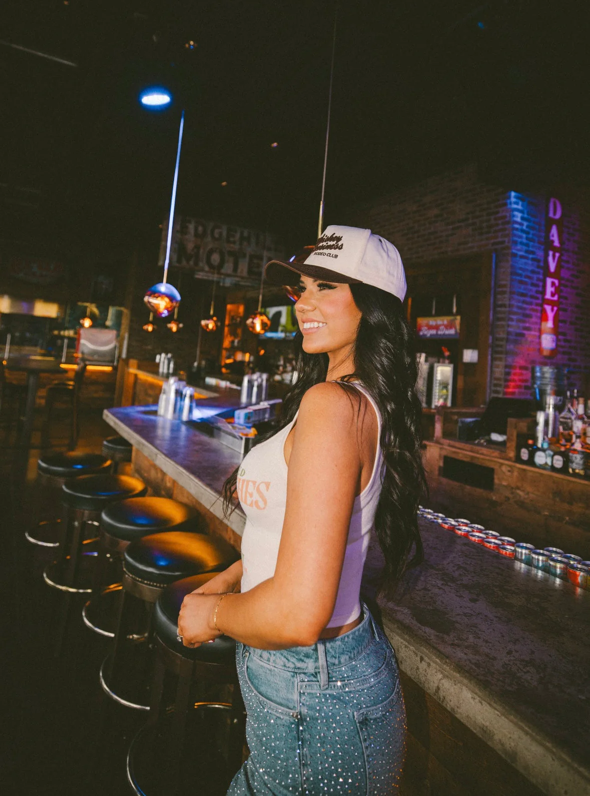 Whiskey Business Rodeo Club - Vintage Trucker Hat - Image 3