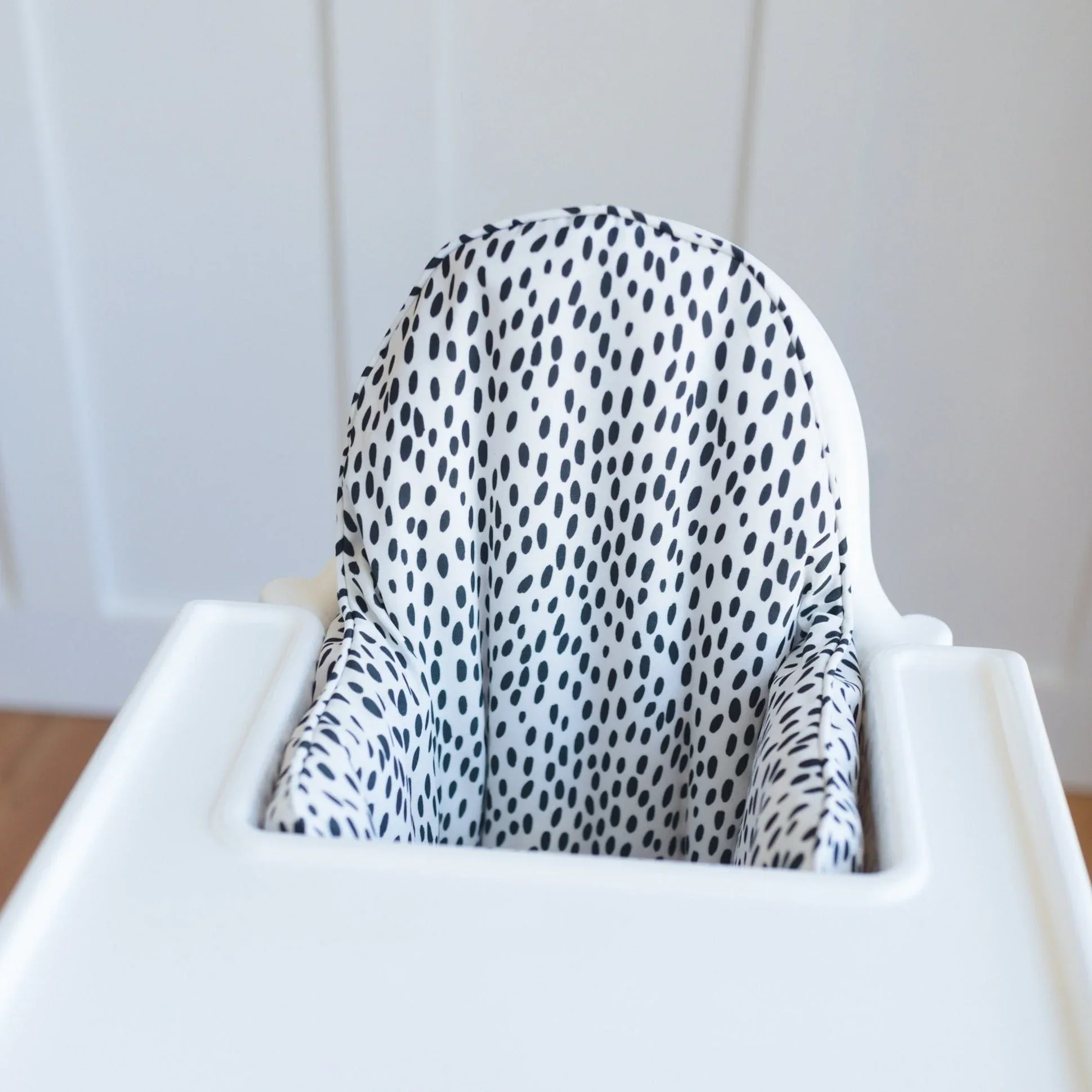 White & Black Dots IKEA Antilop Cushion Cover - Image 2