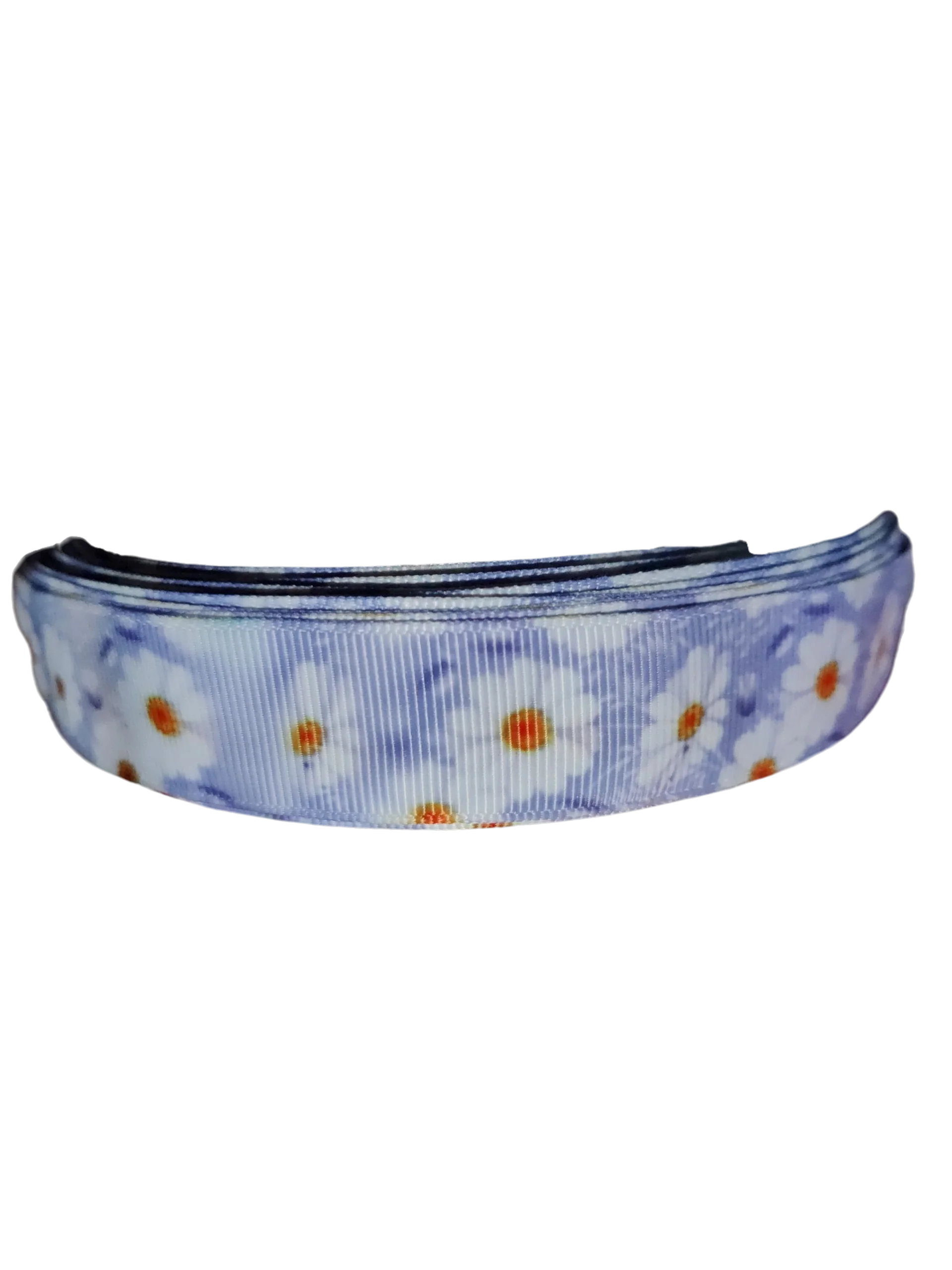 White Flowers Nylon Dog Collar - Image 3