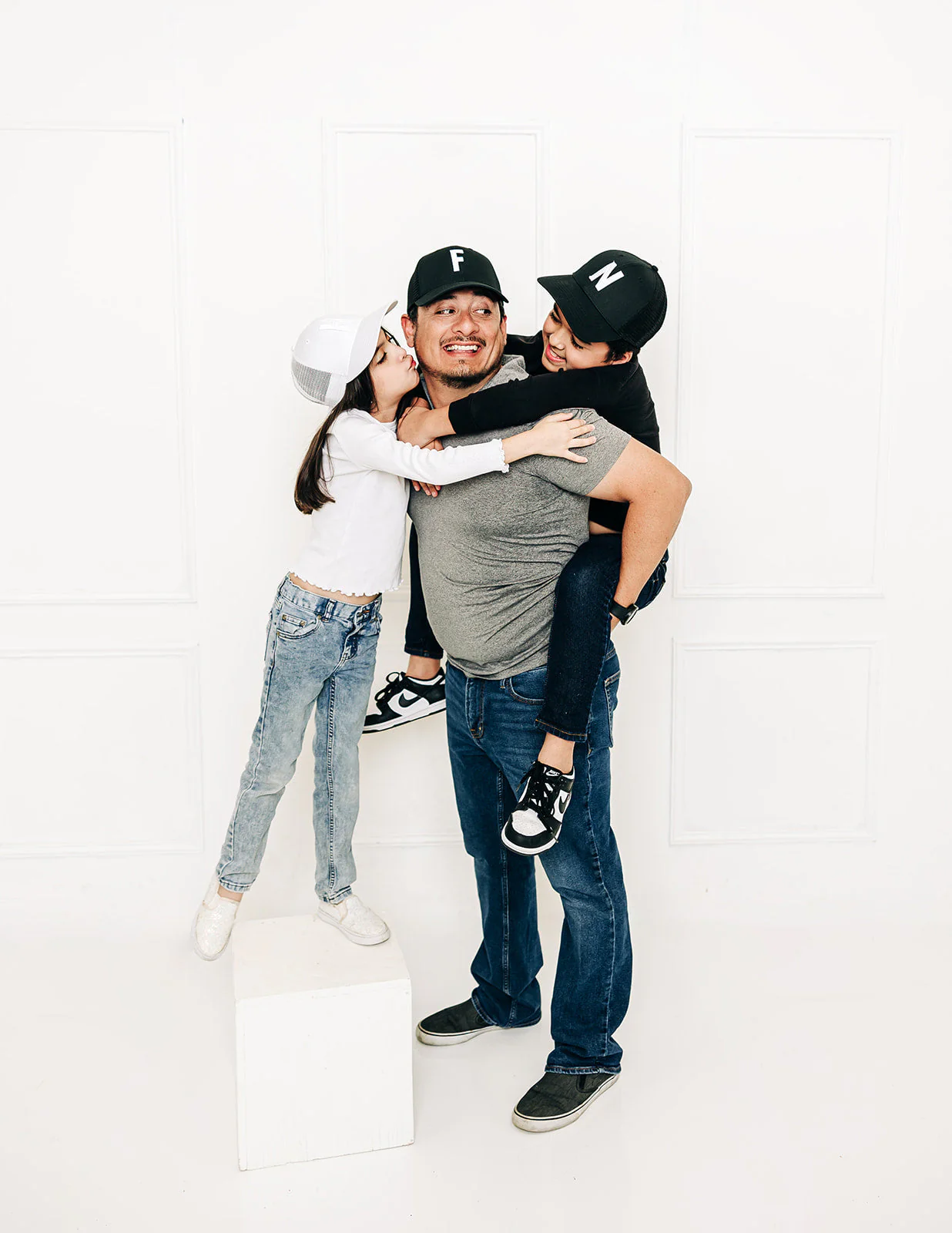 White Letter Snapback Hat - Image 10