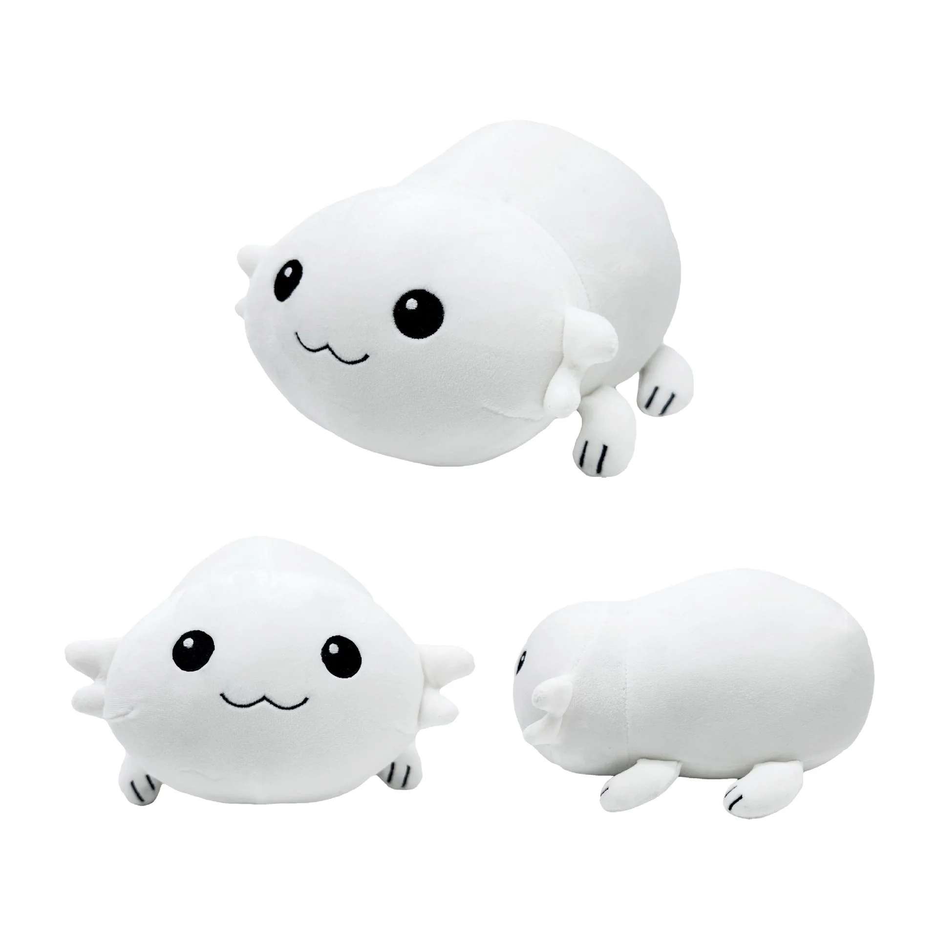 White Salamander Plush Toy Net Pocket - Image 5