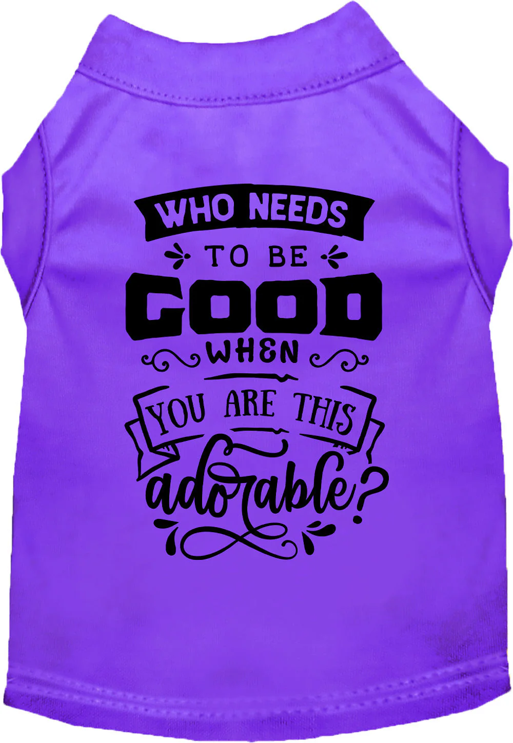 Who Needs to be Good? Pet Shirt - Image 3
