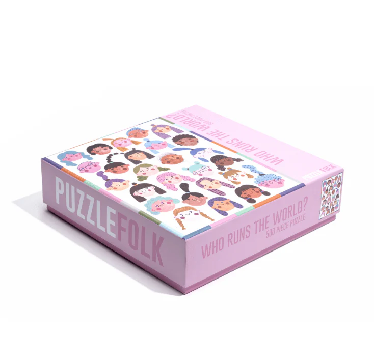 Who Runs The World? 500 Piece Puzzle by Puzzlefolk | Empowering Women Jigsaw Puzzle - Image 2