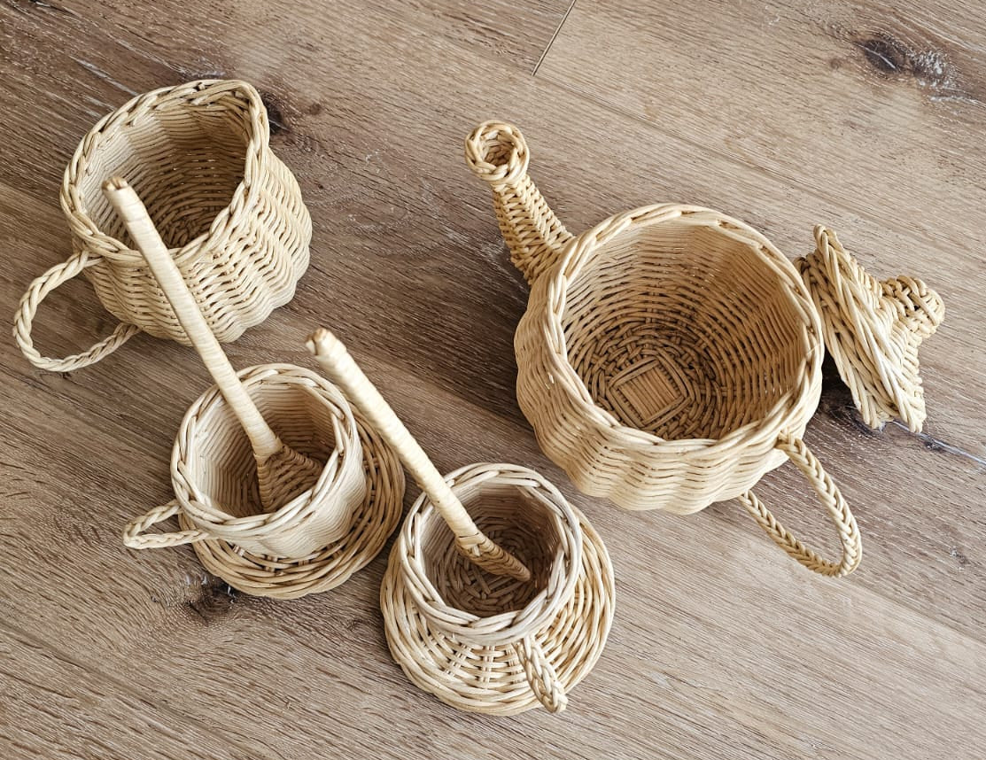 Wicker Tea Party Play Set - Image 10
