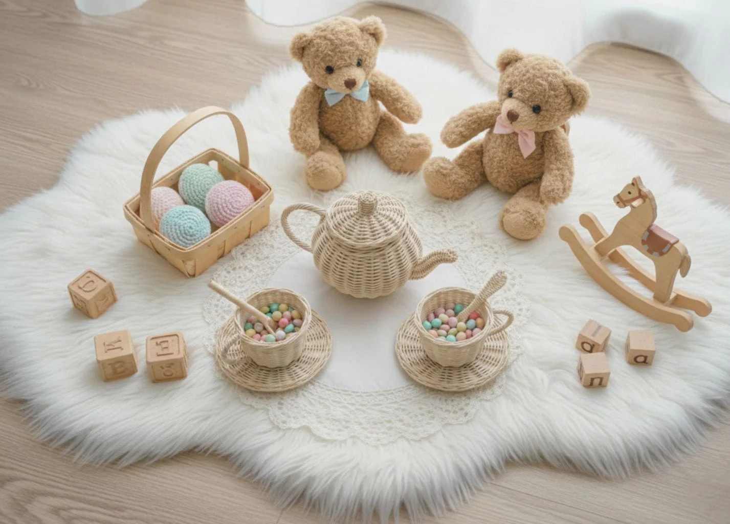 Wicker Tea Party Play Set - Image 18
