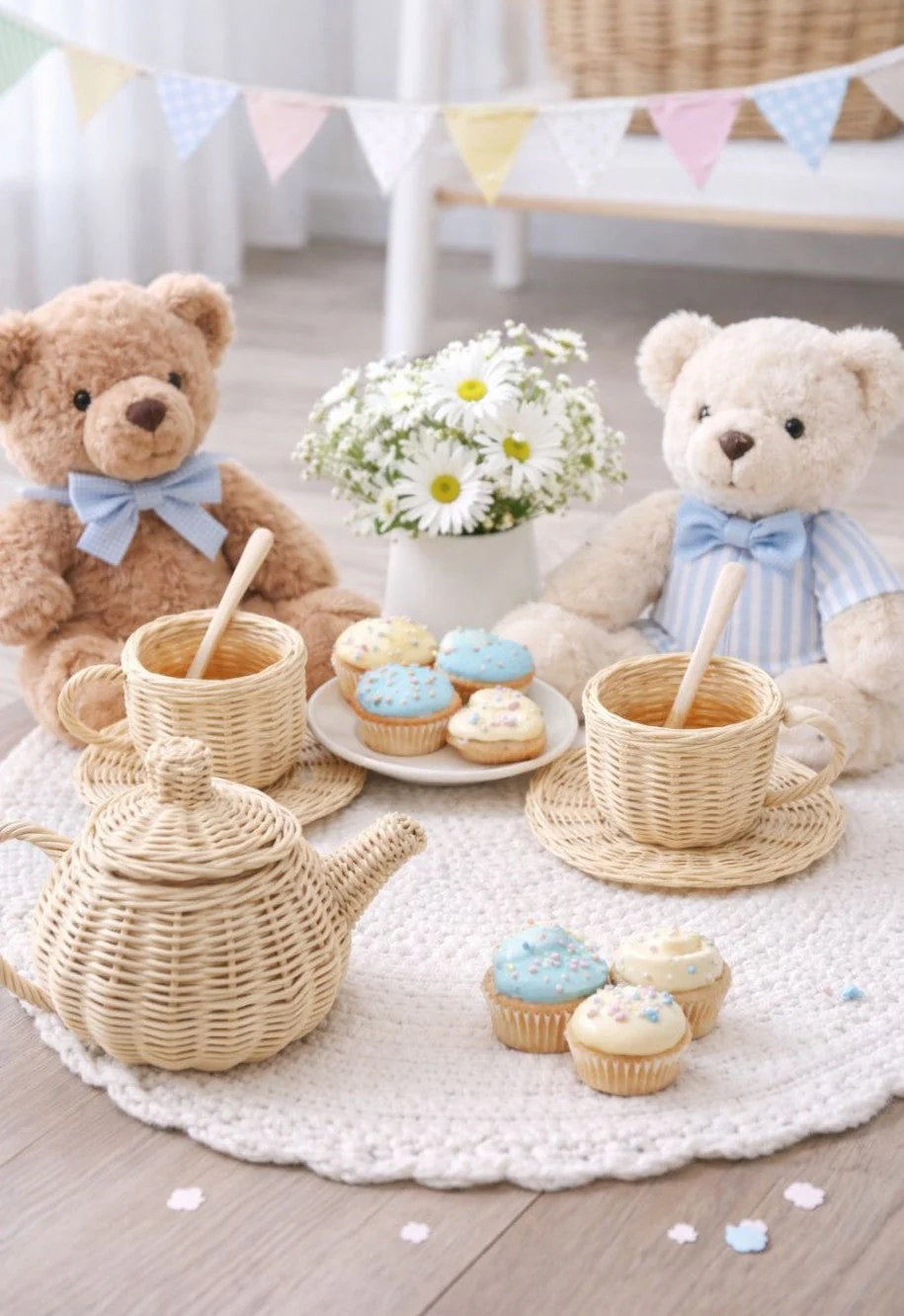 Wicker Tea Party Play Set - Image 19