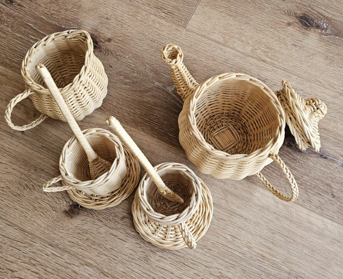 Wicker Tea Party Play Set - Image 20