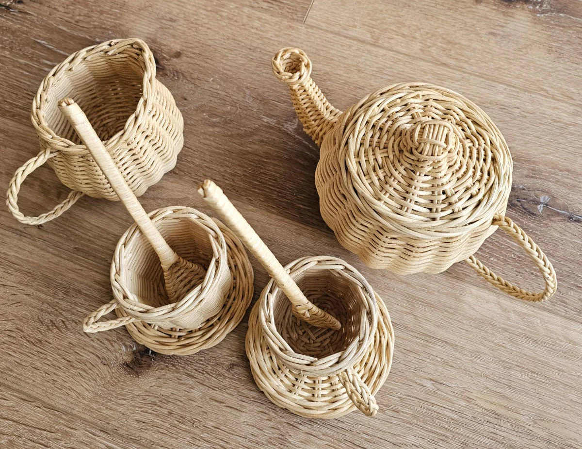 Wicker Tea Party Play Set - Image 22