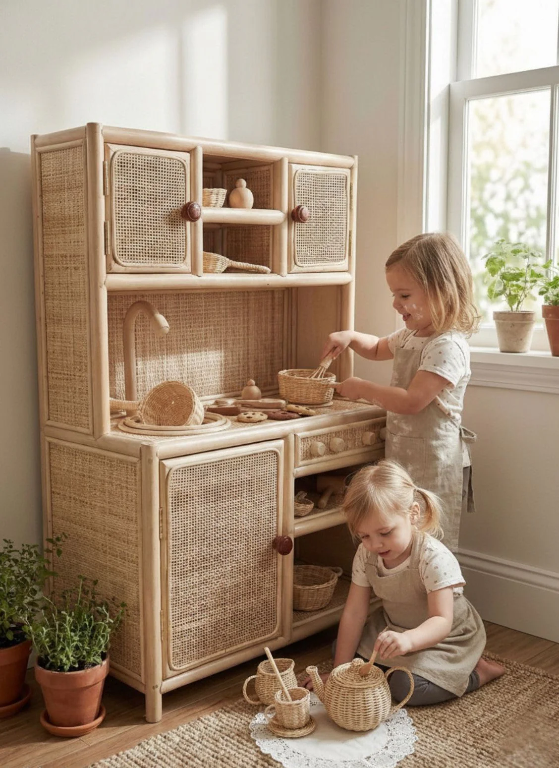 Wicker Tea Party Play Set - Image 4