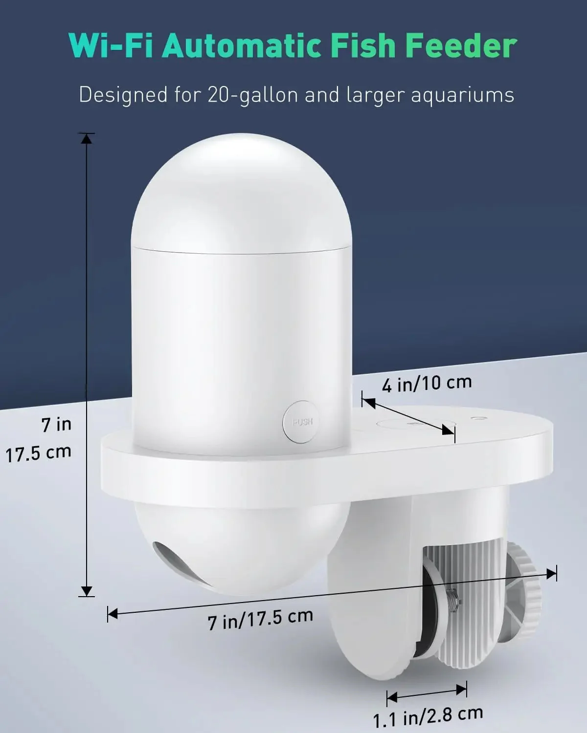 WiFi Automatic Fish Feeder with Camera App Control Moisture Proof 230ML - Image 2
