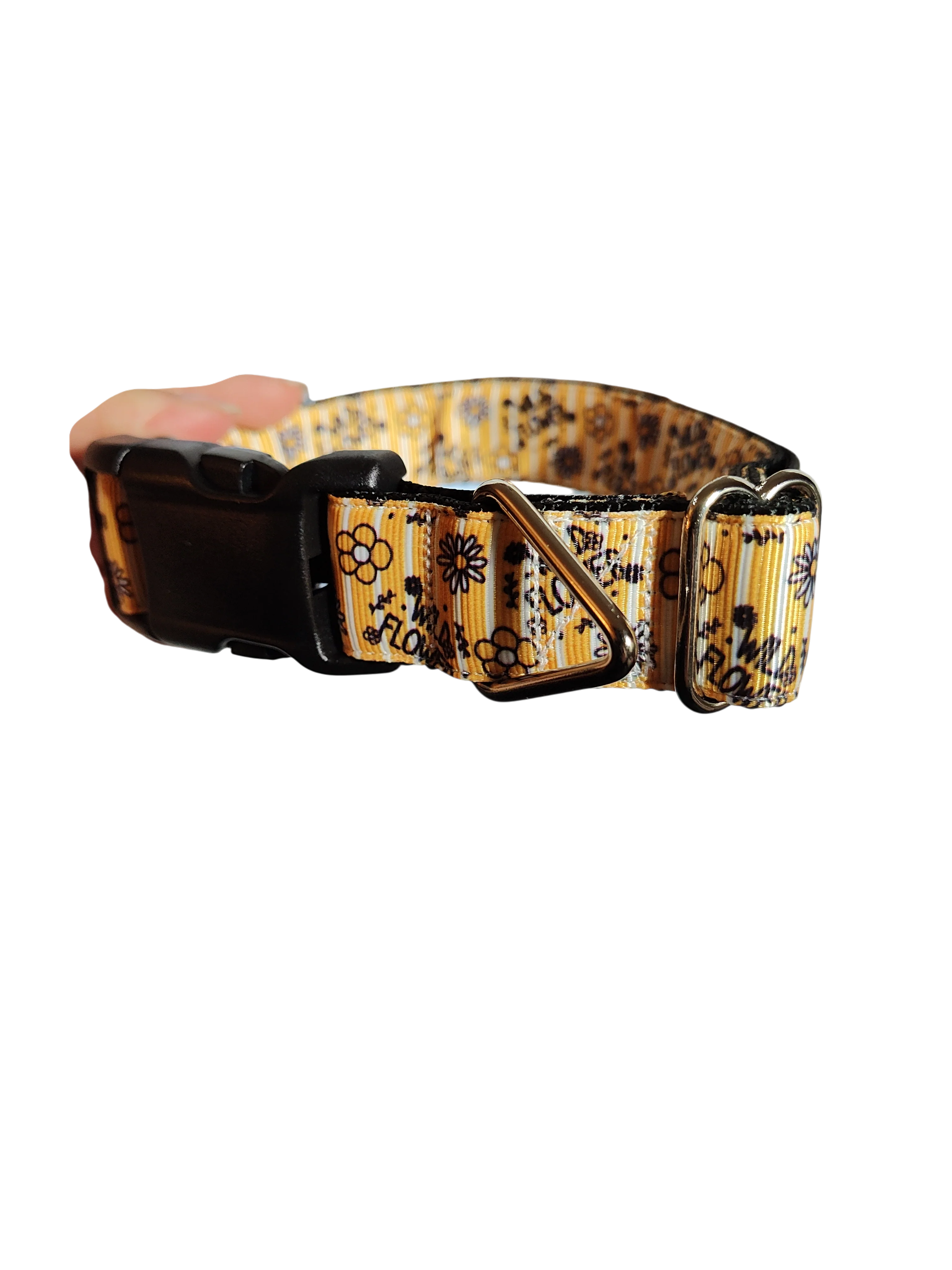 Wild Flower Nylon Dog Collar - Image 2