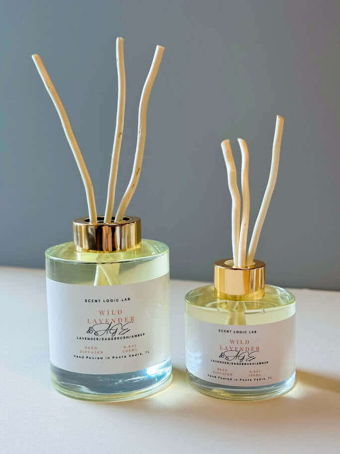 Wild Lavender Reed Diffuser – 100ml & 200ml | Hand-Poured Aroma for Home or Office - Image 2