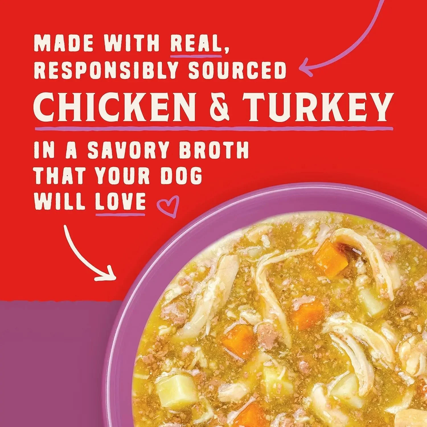 Wild Red Wet Dog Food Chicken & Turkey Stew High Protein Recipe, 10 Ounce (Pack of 6) - Image 3