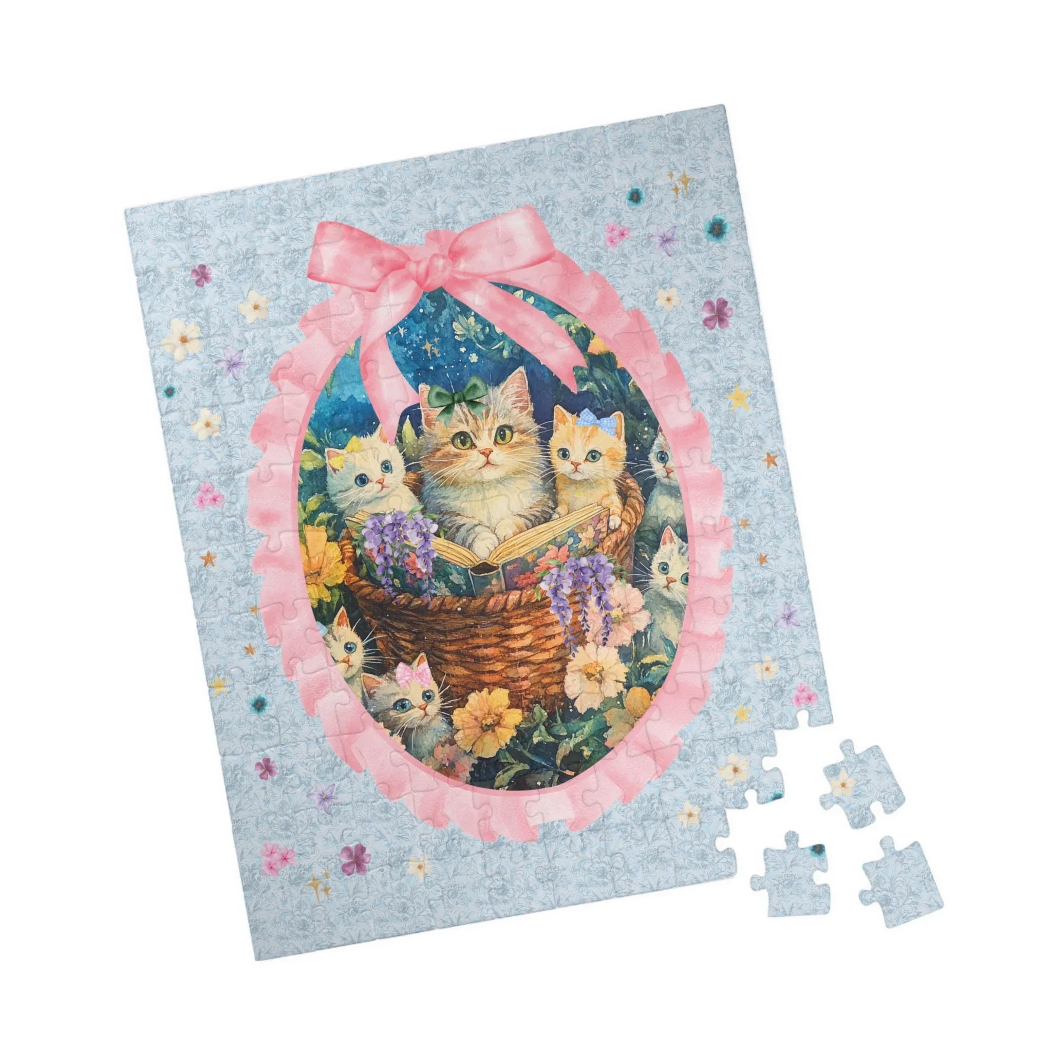 Wildflower Cat Puzzle for Cat Mom - Image 2