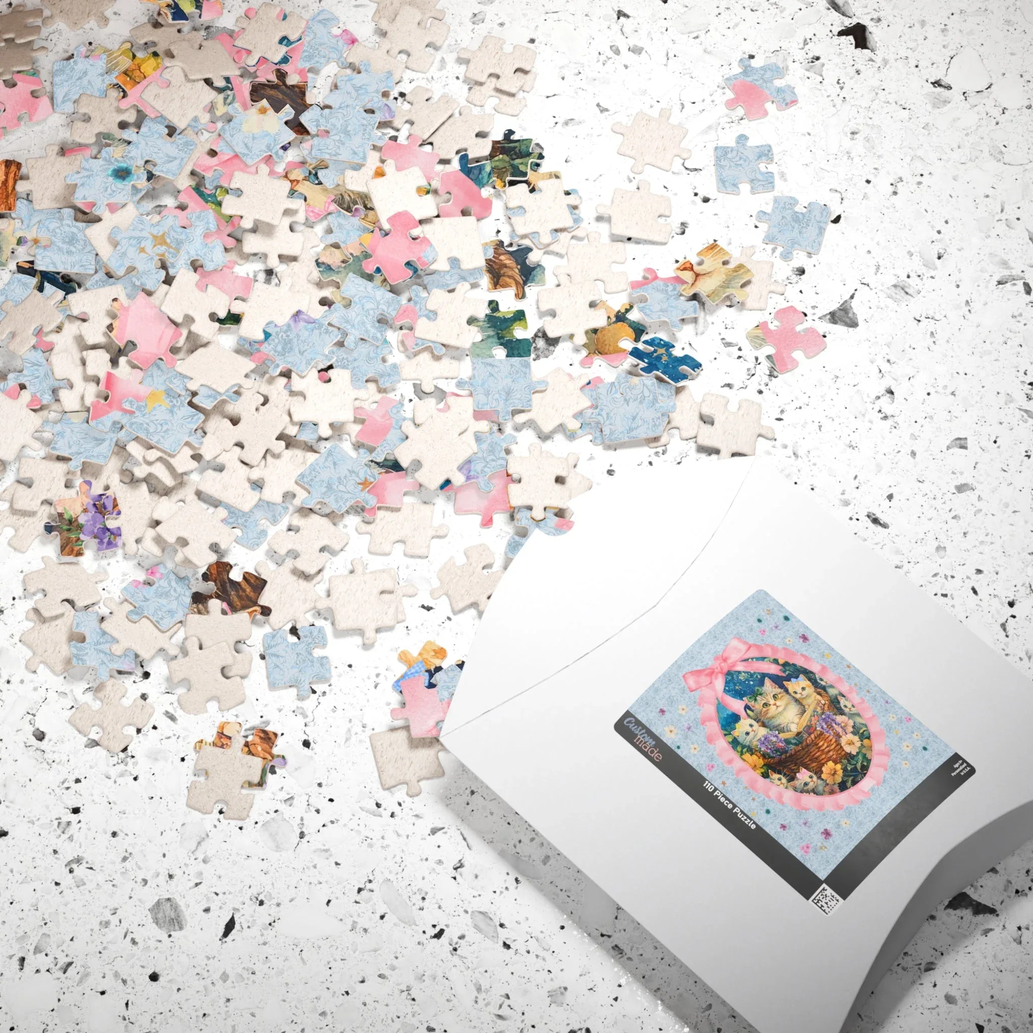 Wildflower Cat Puzzle for Cat Mom - Image 4
