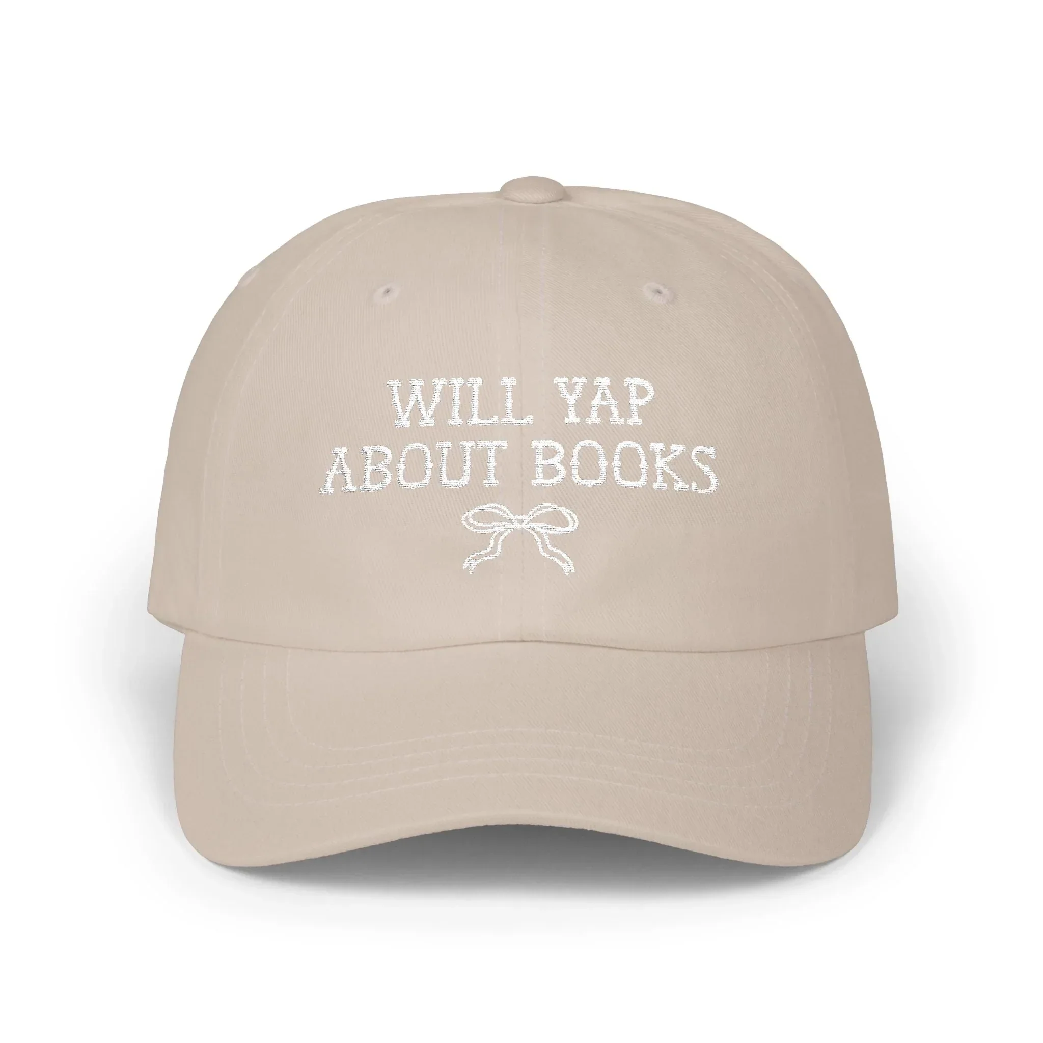 Will Yap About Books Cap with Bow - Image 2