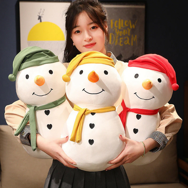 Winter Christmas Love Snowman Plush Toy - Image 3