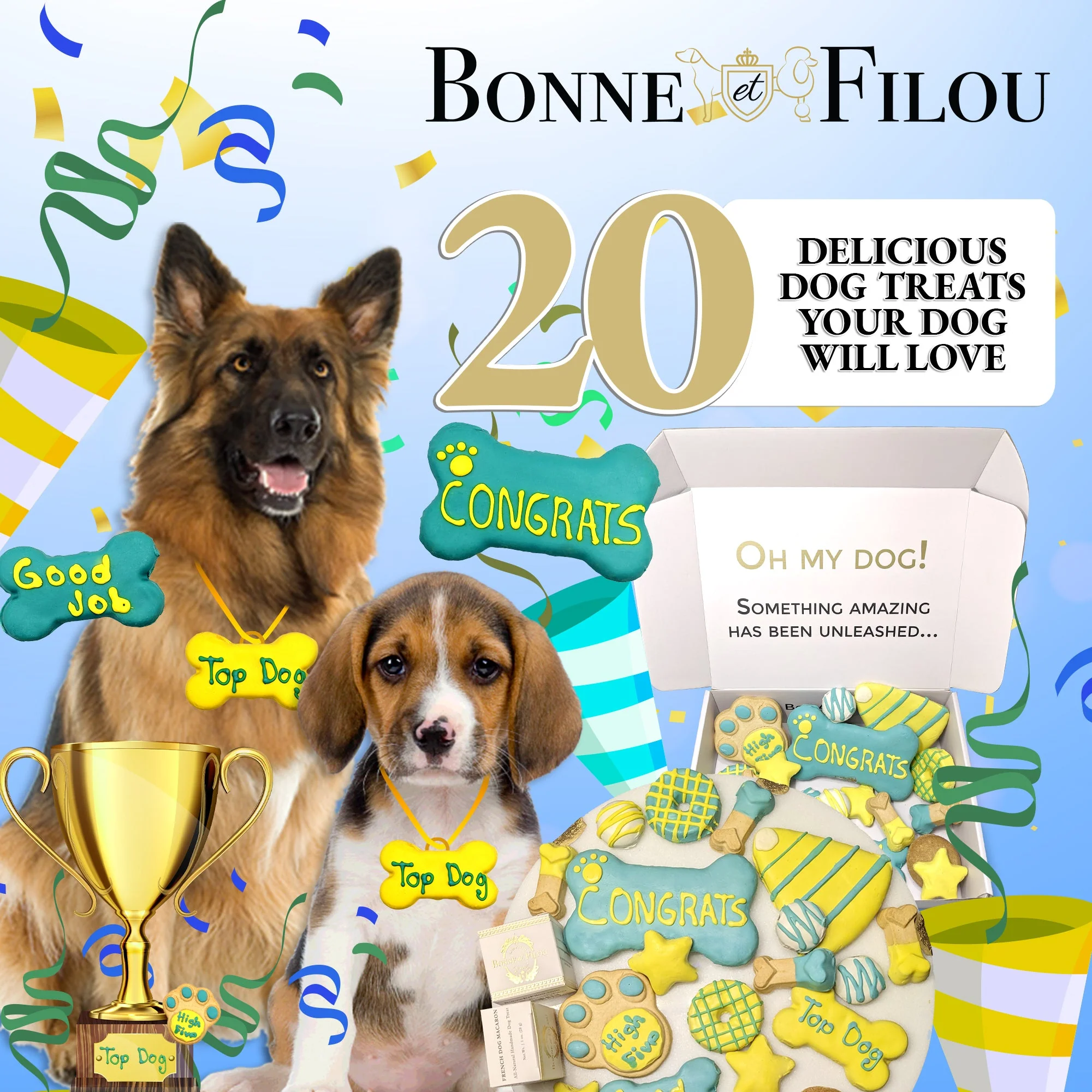 Winter Themed Dog Treats Gift Box - Image 6