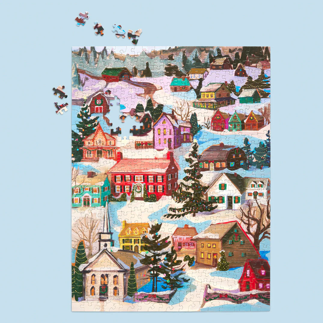 Winter Village 500 Piece Puzzle - Image 2